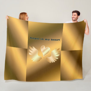 Goud Fleece Deken