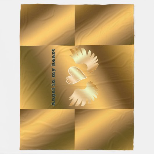 Goud Fleece Deken (Voorkant)