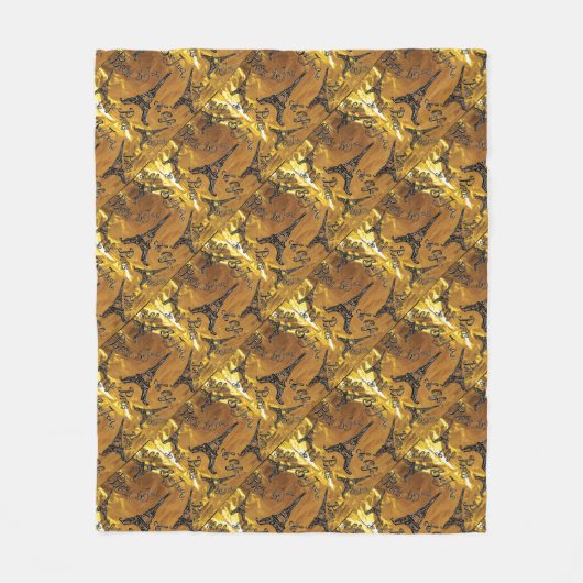 Goud Fleece Deken (Voorkant)