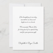 Goud Folie, Aangepaste Foto, Dankkaart Bedankkaart (Achterkant)