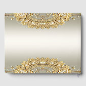 Goud  gastenboek (Achterkant)