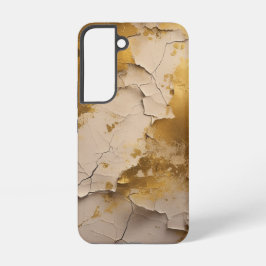 Goud gebarsten samsung galaxy hoesje