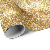 Goud gekreukeld papier textuur abstracte achtergro (Rol Hoek)