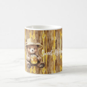 Goud Gele Honingbeer Koffiemok
