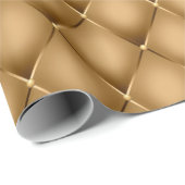 Goud geruit inpakpapier (Rol Hoek)