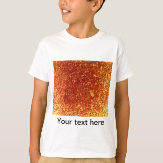 Goud gesmolten glas t-shirt