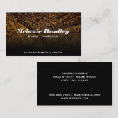 Goud Gespikkeld Visitekaartje (Voorkant / Achterkant)