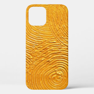 Goud getextureerd oppervlak, gouden achtergrond, s iPhone 12 hoesje