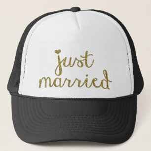 Goud Gewoon huwelijkscadeau Trucker Hat Pet