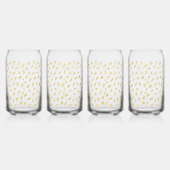 Goud Glam Wit Abstract Blikvorm Glas (Rechts)