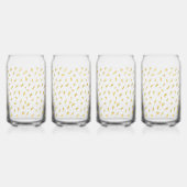 Goud Glam Wit Abstract Blikvorm Glas (Links)