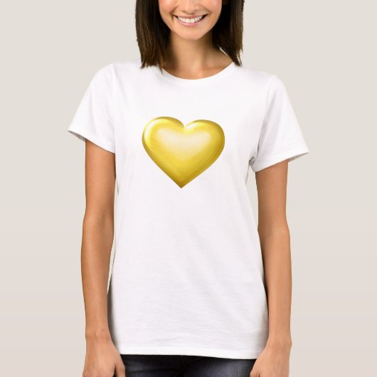 Goud glas t-shirt (Voorkant)