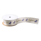 Goud & Glitter Geschilderd Boogschutter & Gouden N Lint (Spoel)