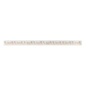 Goud & Glitter geschilderd Waterman & Gouden Naam Lint (Voorkant)