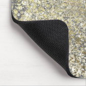 Goud Glitter Knetterend Moderne Chic Glam Glitter Muismat (Hoek)