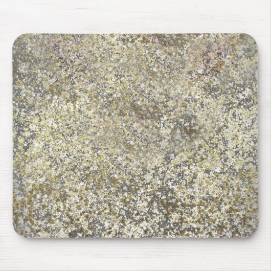 Goud Glitter Knetterend Moderne Chic Glam Glitter Muismat (Voorkant)