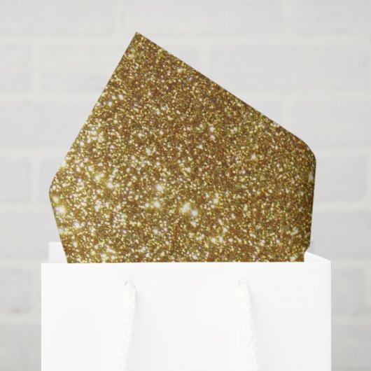 Goud glitter tissuepapier (Cadeauzakje)
