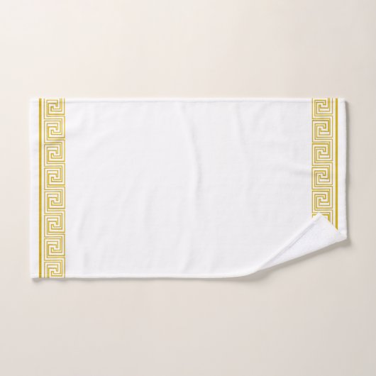 Goud Grecian Frieze Design Bad Handdoek (Handdoek)