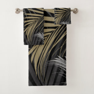 Goud grijs palm laat dromen - Cali Summer Vibes #1 Bad Handdoek