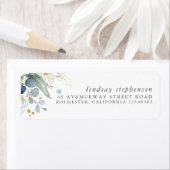 Goud groen elegant modern label (Insitu)