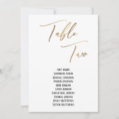 Goud handschrift Tabel 2 (Voorkant)