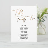 Goud handschrift Tabel 22 Zitkuur (Staand voorkant)