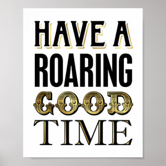 goud hebben een ROOIENDE GOEDE TIJDSCHEMA afdrukk Poster