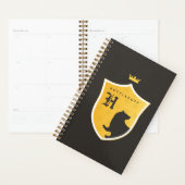 Goud HUFFLEPUFF™ met uitlijnde gekruiste uitsteeks Planner (Display)
