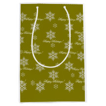 Goud Inpakpapier Prettig Kersteend Snowflakes