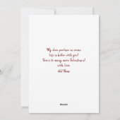 Goud, jij zet mijn ziel in vuur en vlam Valentijns Feestdagenkaart (Achterkant)