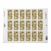 Goud Jubileum Hersheys Miniatuur Snoep bar wrap Etiket (Full Sheet)