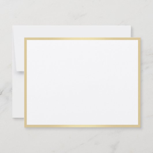Goud Kalligrafed Script Sjabloon Classic Look Top (Achterkant)