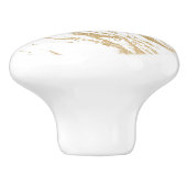 Goud Keramische Knop (Zijkant)