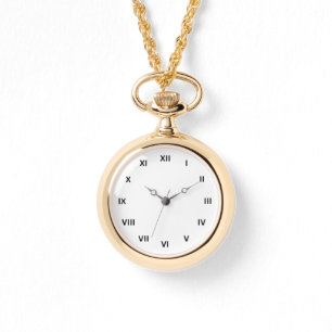 Goud Ketting Horloge voor vrouw cadeau