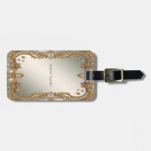 Goud  Lijst Bagagelabel (Voorkant horizontaal)