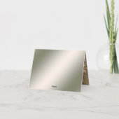 Goud Lijst bedankkaart (Achterkant)