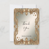 Goud  Lijst bedankkaart (Voorkant)