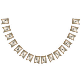 Goud  Lijst Bunting Flag Vlaggetjes