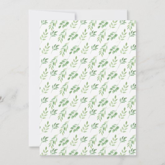 Goud Lijst laat Uittredingspartij in ruste uitnodi Kaart (Achterkant)