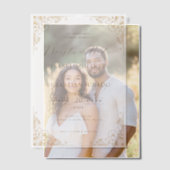 Goud Lijst Nuestra Boda Spaans Bruiloft Vellum Uitnodigingen (Offset (Koppel))