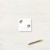 Goud Lijst Sjabloon Handgeschreven Tekst Waterverf Post-it® Notes (Op bureau)