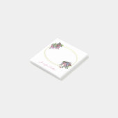 Goud Lijst Sjabloon Handgeschreven Tekst Waterverf Post-it® Notes (Schuin)