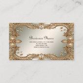 Goud  Lijst Visitekaartje (Achterkant)