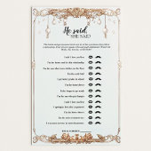 Goud Lijst zei hij dat ze Vrijgezellenfeest spel z