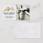 Goud Logo | Visitekaartje Keys (Voorkant / Achterkant)