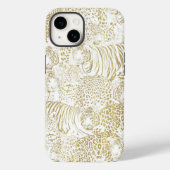 Goud Luipaard Tijger Dieren Case-Mate iPhone Case (Achterkant)