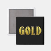 Goud magneet (Voorkant / Achterkant)