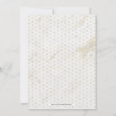 Goud & Marmer | Moderne Verrassings-Pensioneringsf Kaart (Achterkant)