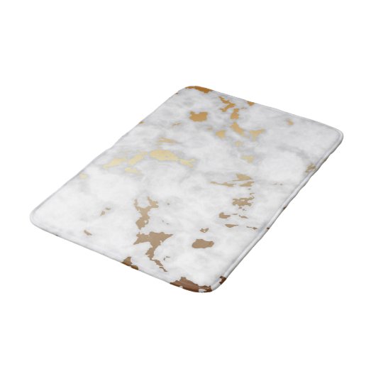 Goud Marmer stijlvol ontwerp Badmat (Gekanteld)