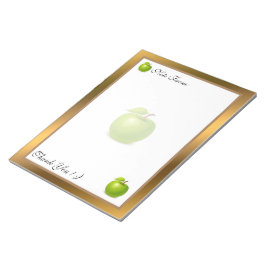 Goud Matig fruit Voeg Jouw tekst toe Notitieblok